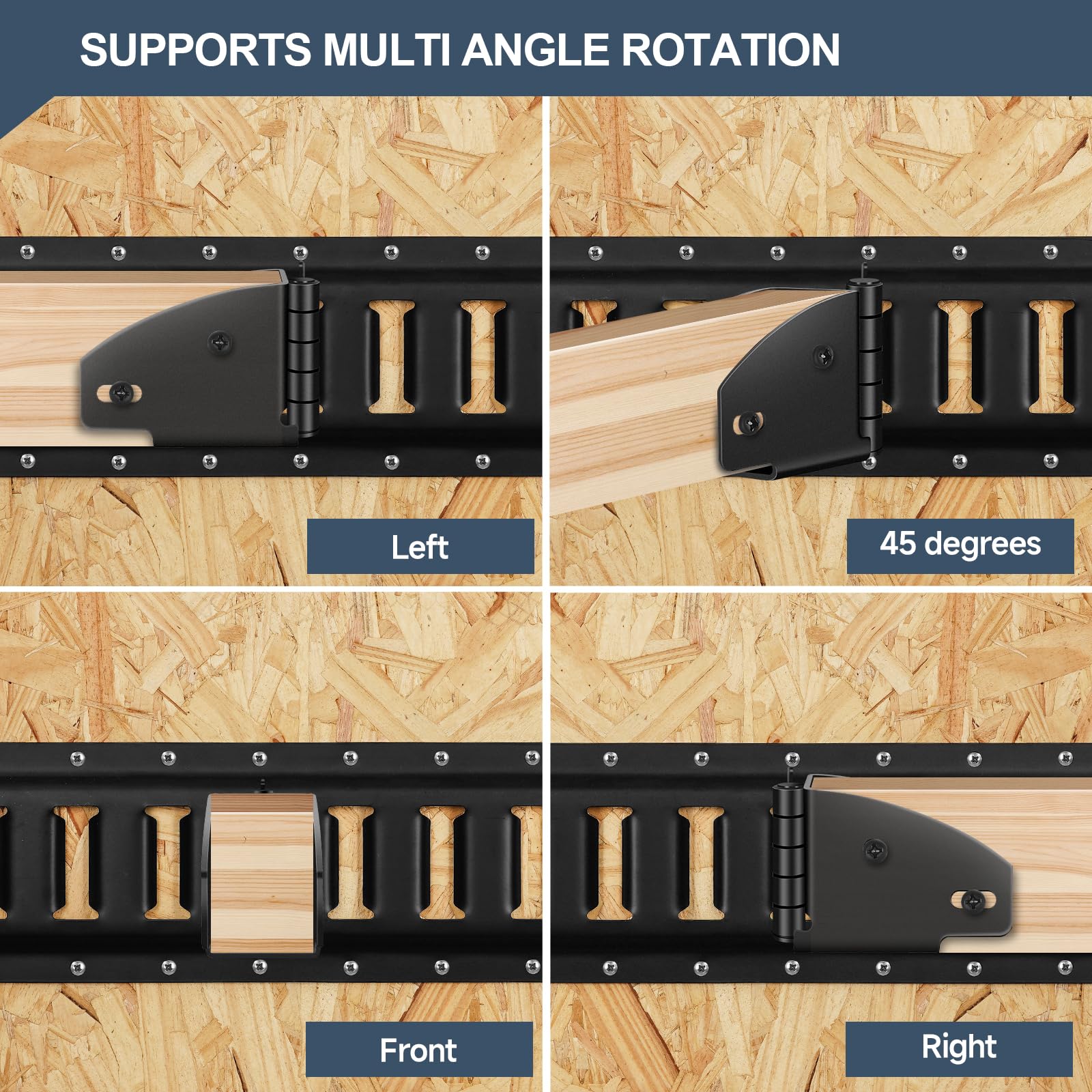 Onesnt swivel action in trailer showing fast stow and deploy flexibility