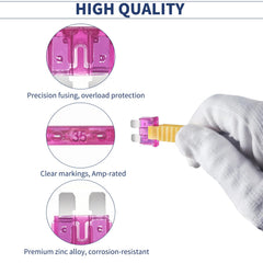 Onfunlee circuit tester probing a car fuse for quick continuity checks and diagnosis