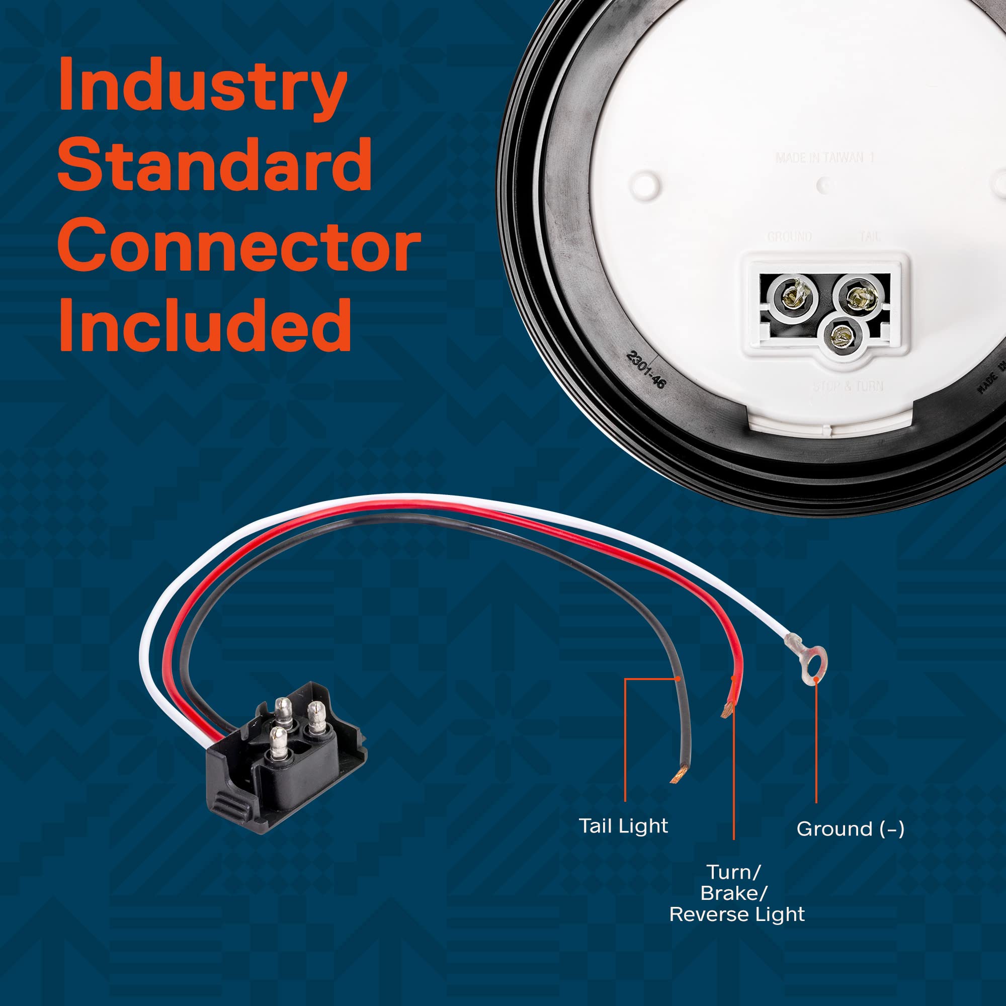 ONLINE LED STORE TRUE MODS close-up of diffused polycarbonate lens highlighting durable finish