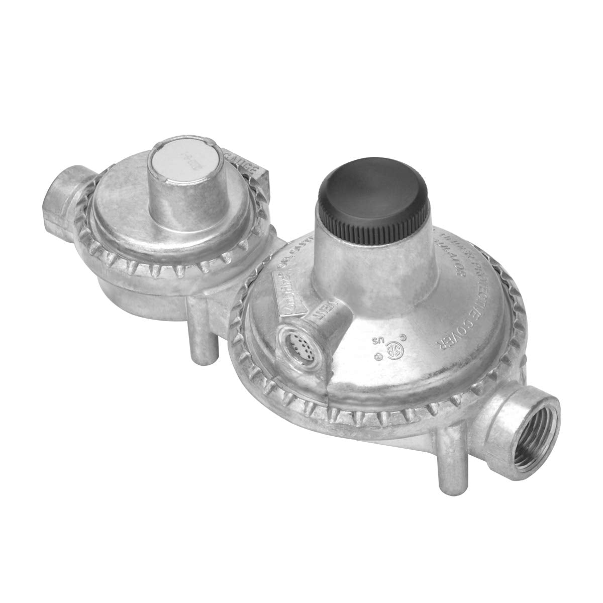 onlyfire regulator front view showing brass body and mounting benefits