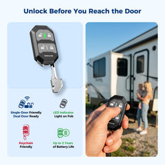 ONNAIS concealed mechanical key being removed showing emergency access backup