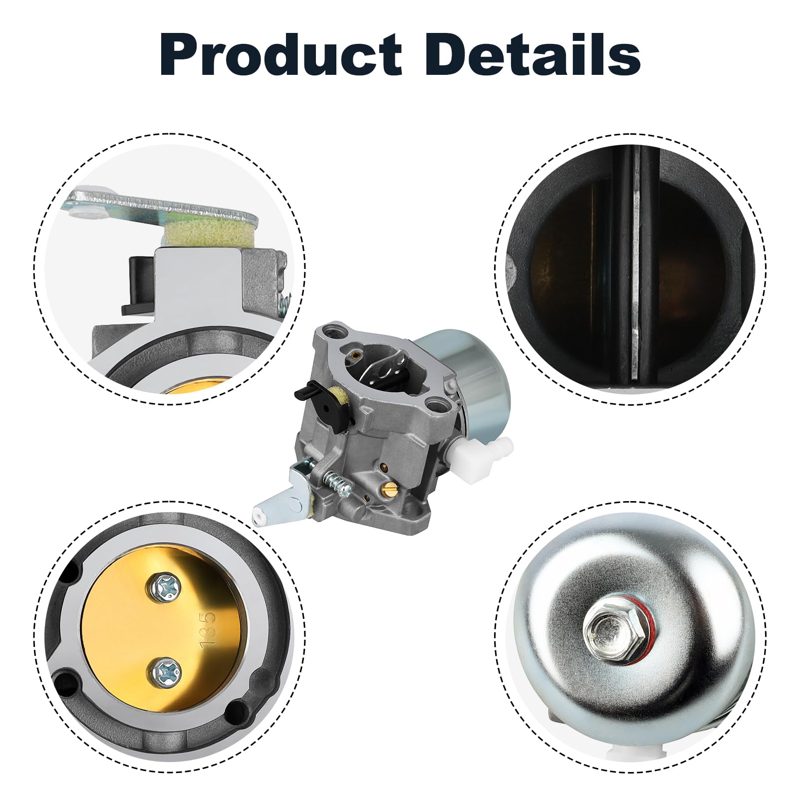 Onsnail fuel inlet detail showing precise connection for consistent fuel flow
