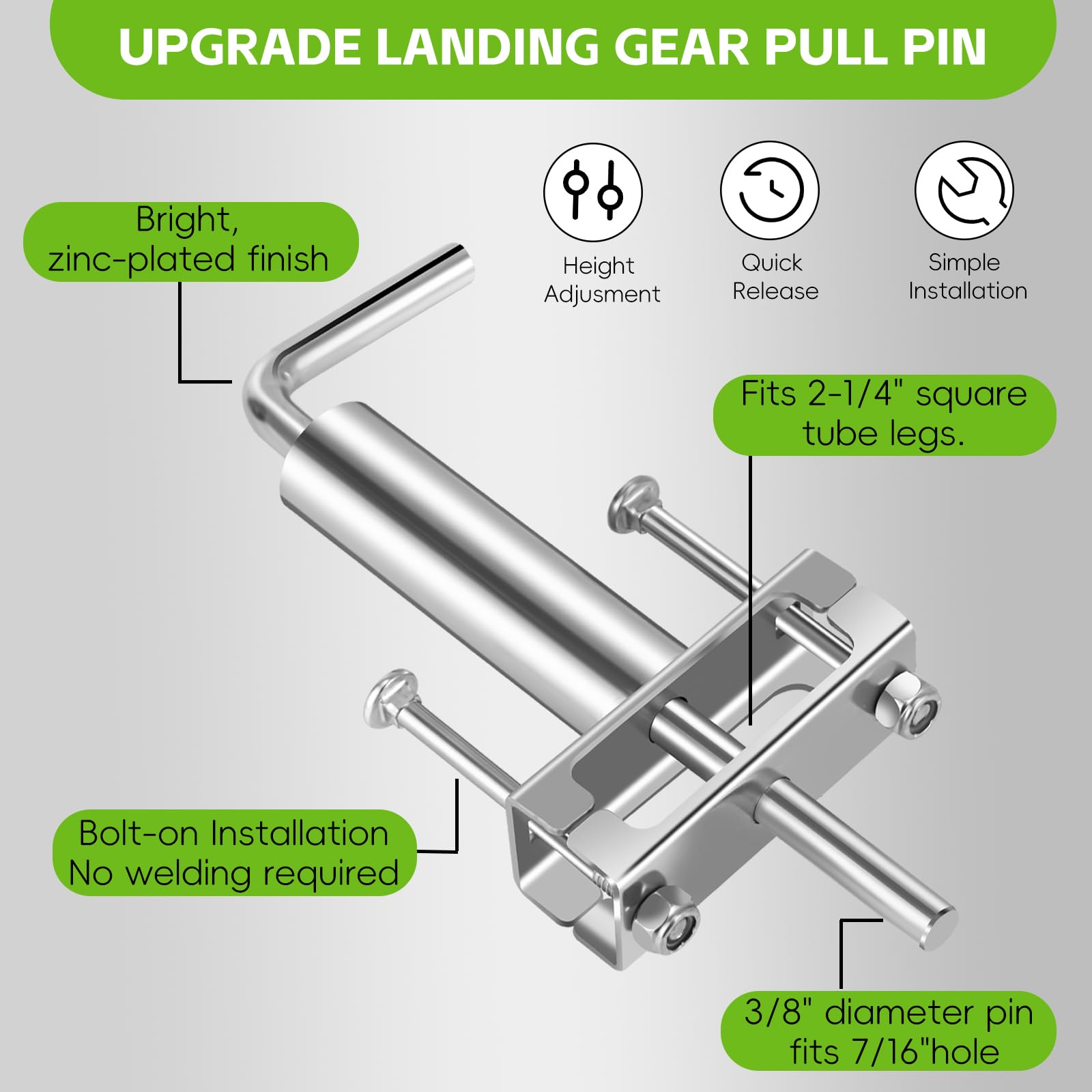 ONYUOKU zinc plated finish close detail showing corrosion resistance benefit
