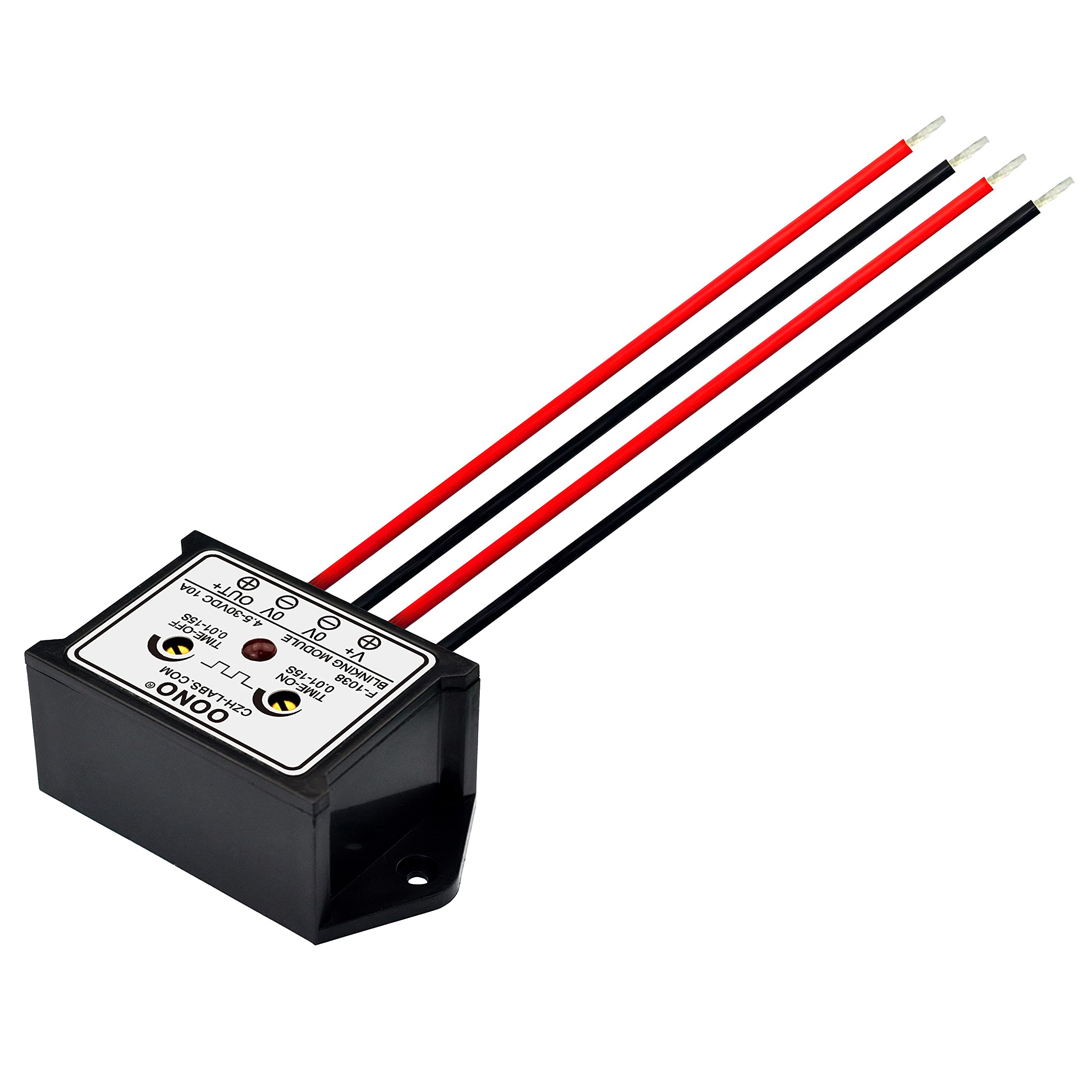 OONO installed driving a vehicle beacon demonstrating adjustable flashing for visibility