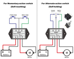 OONO relay module wiring detail with labeled terminals for quick installation benefit