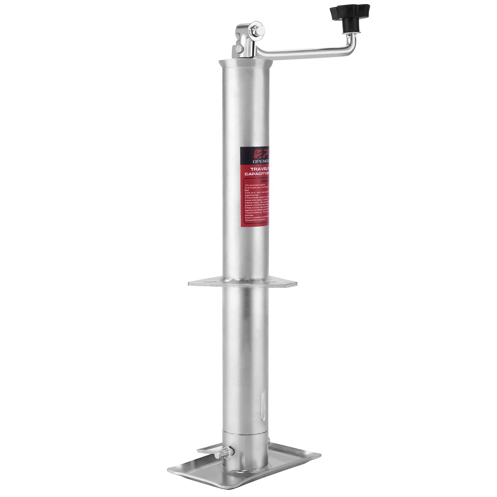 OPENROAD jack next to ruler showing compact profile and travel scale