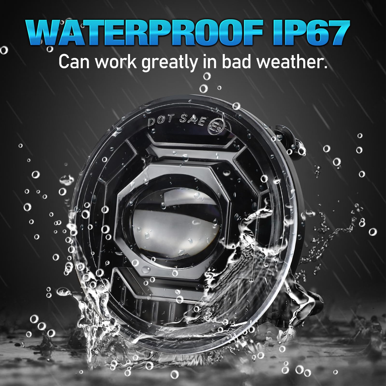 OPP ULITE night beam 6500K cool white improving road visibility