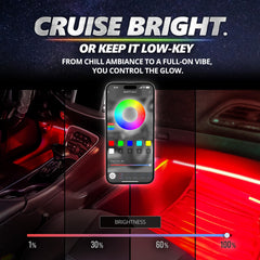 OPT7 handheld remote display showing quick color controls