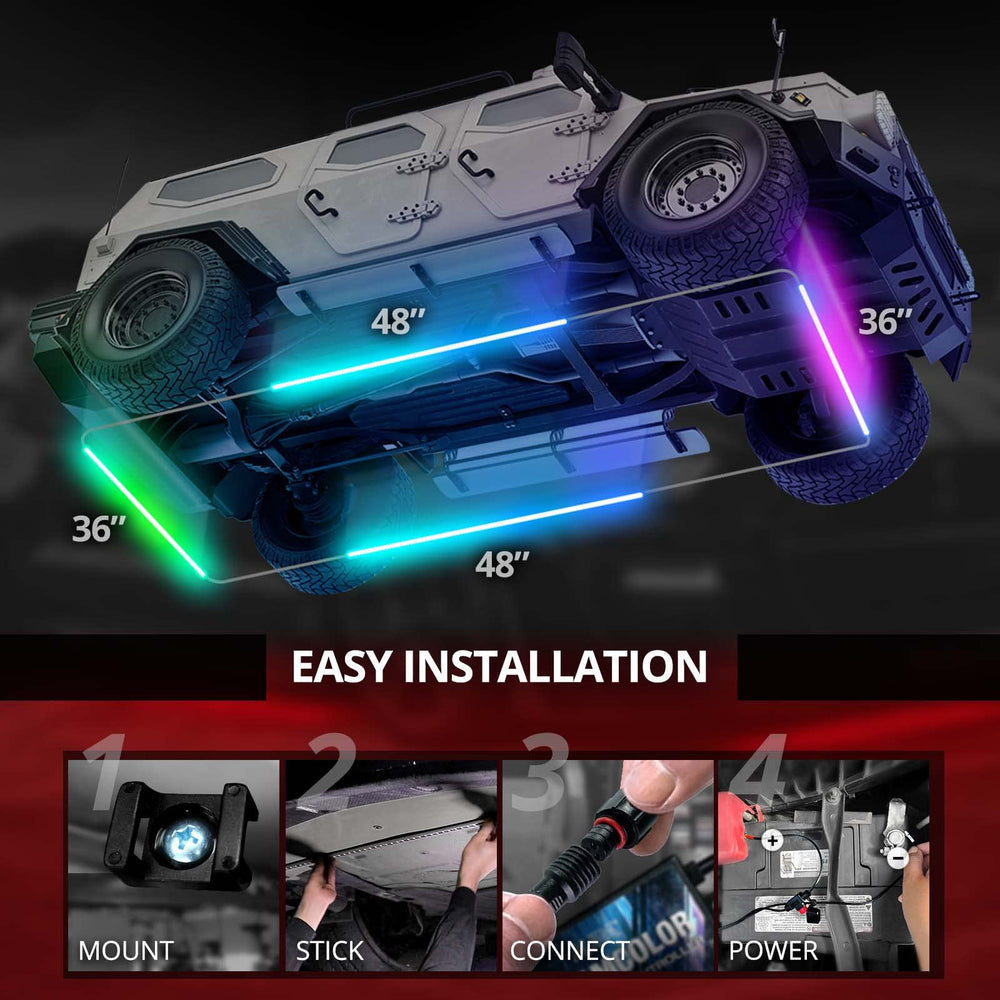 OPT7 remote controller in hand for quick mode and brightness control