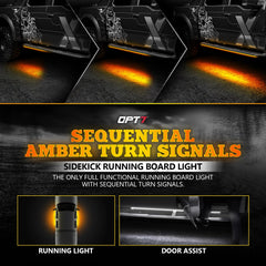 OPT7 sidekick close-up of LED array and housing for durable clarity