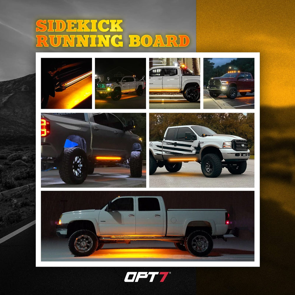 OPT7 sidekick white courtesy light active aiding passenger entry safety
