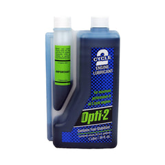 Opti-2 34OZ bottle front label showing brand and product benefits for easy identification