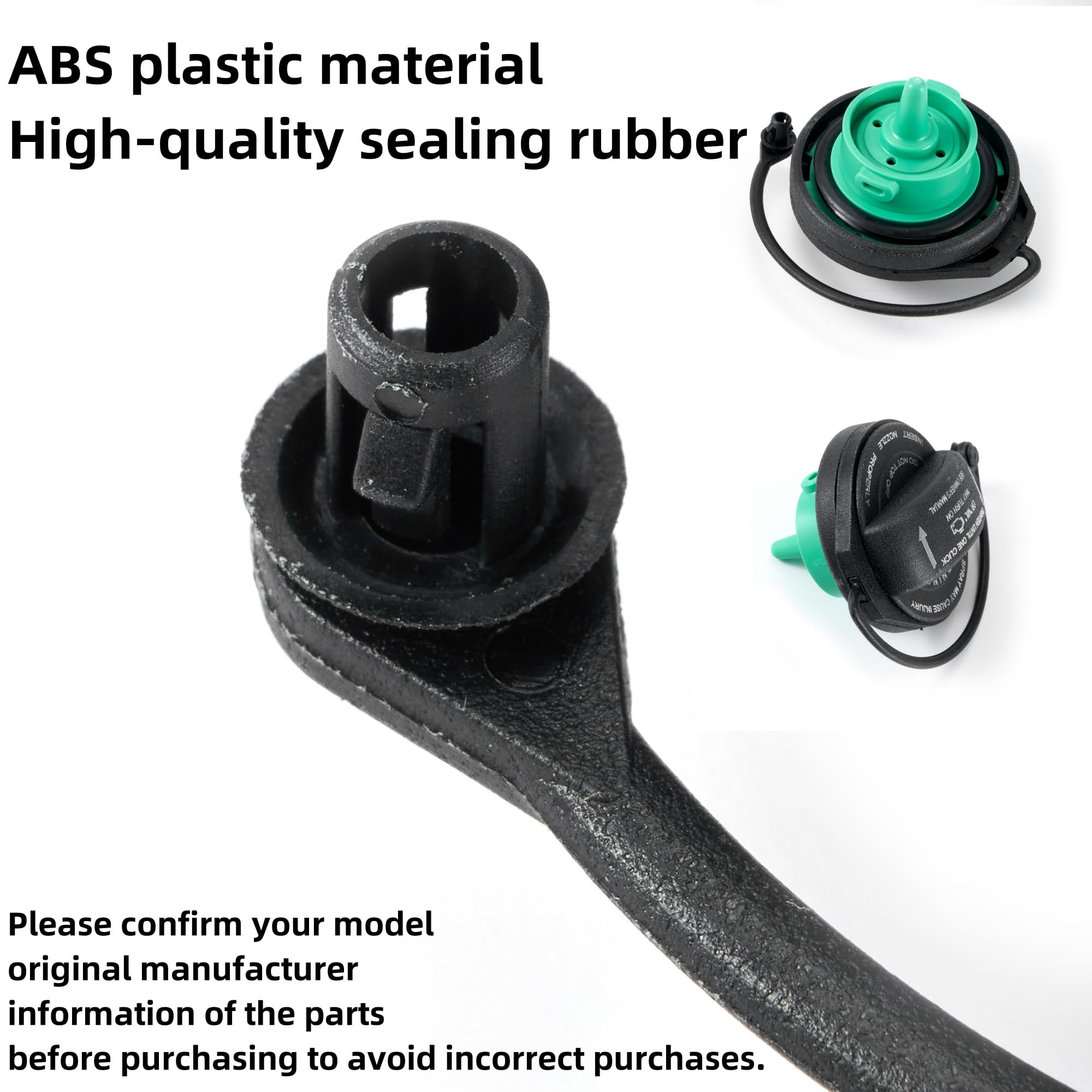 Opuiue fuel cap installed on vehicle filler showing correct fitment benefit