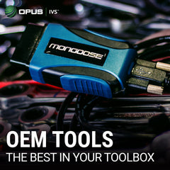 Opus IVS connected under hood providing OEM-level programming access