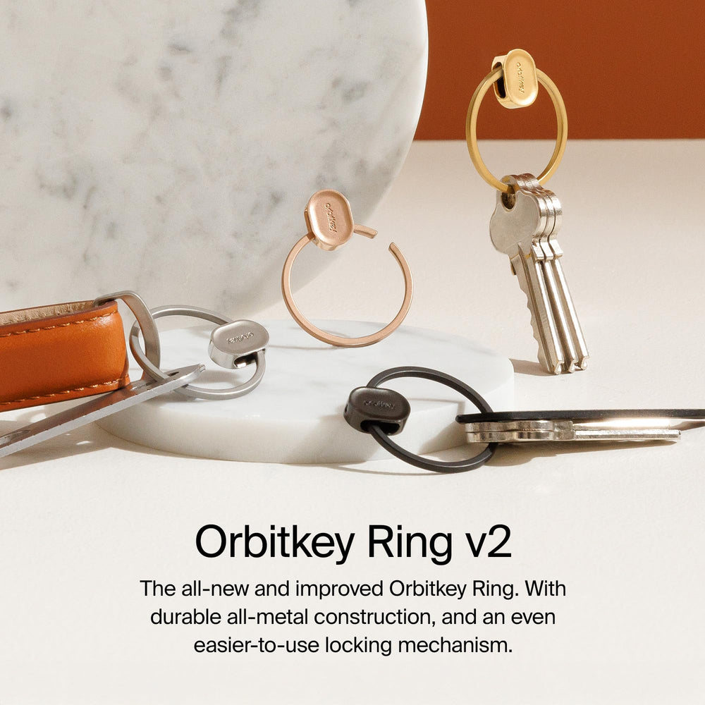orbitkey Ring V2 close-up of locking mechanism for fast key release benefit