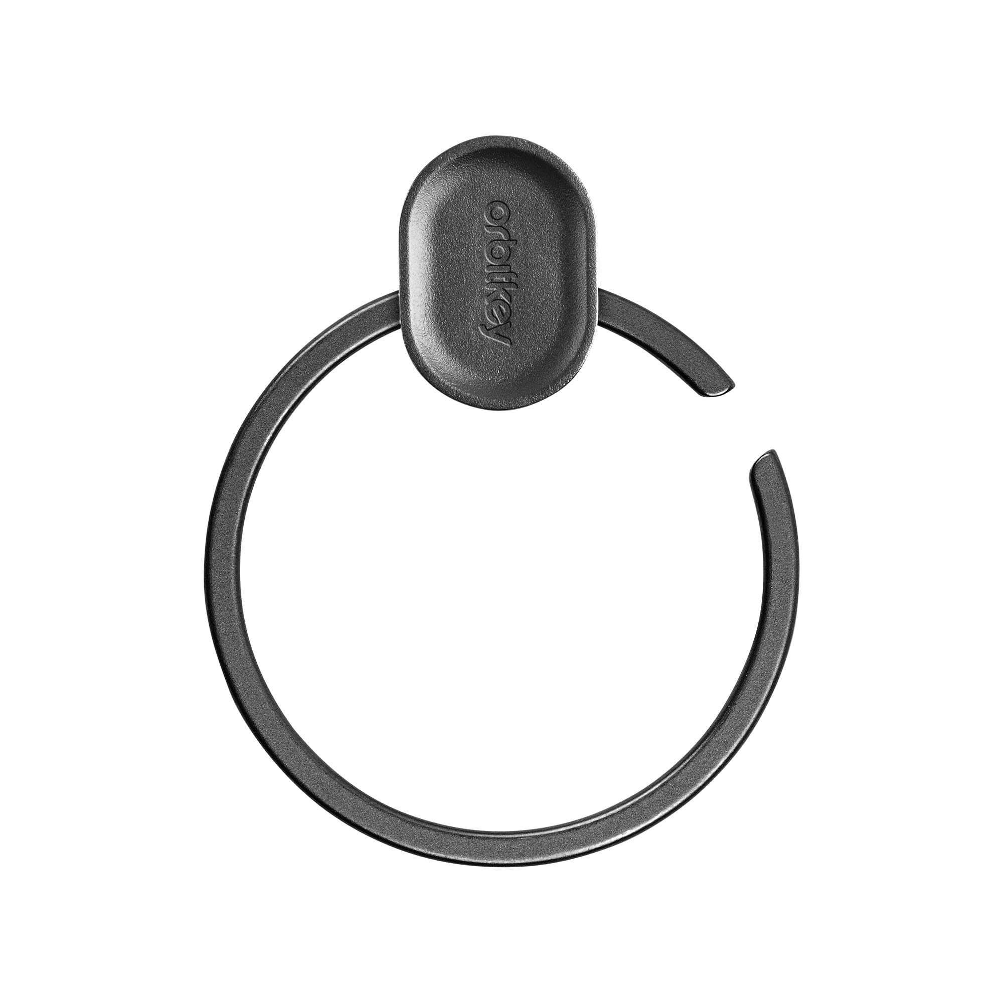 orbitkey Ring V2 on desk next to phone showing minimalist everyday carry benefit
