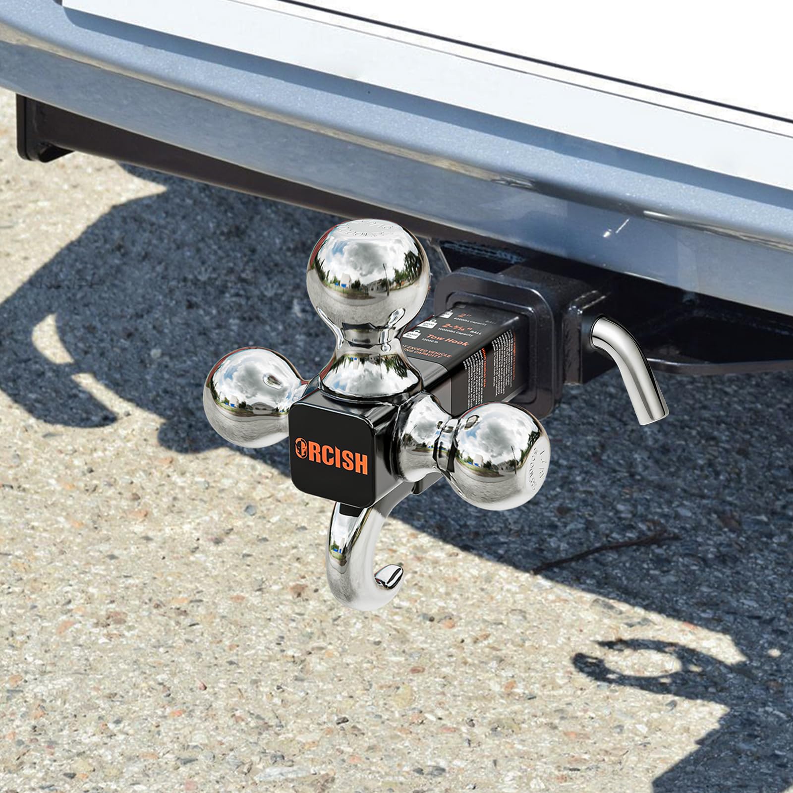 ORCISH chrome finish texture showing scratch-resistant surface protection