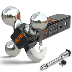 ORCISH front view of tri-ball mount showing compact design and fast adjustments