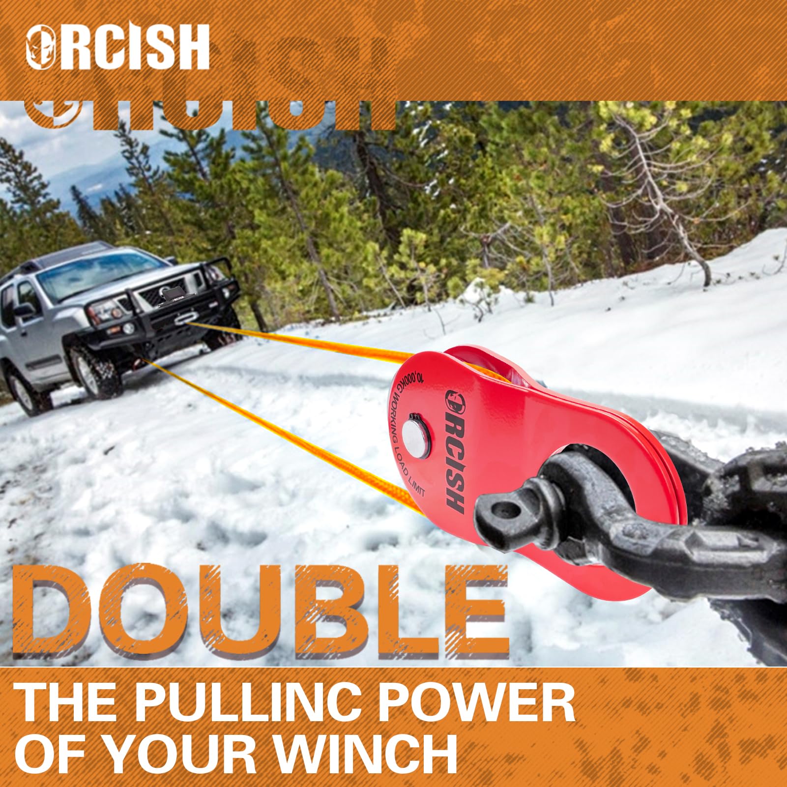 ORCISH size scale with hand for clear portability and fit benefit