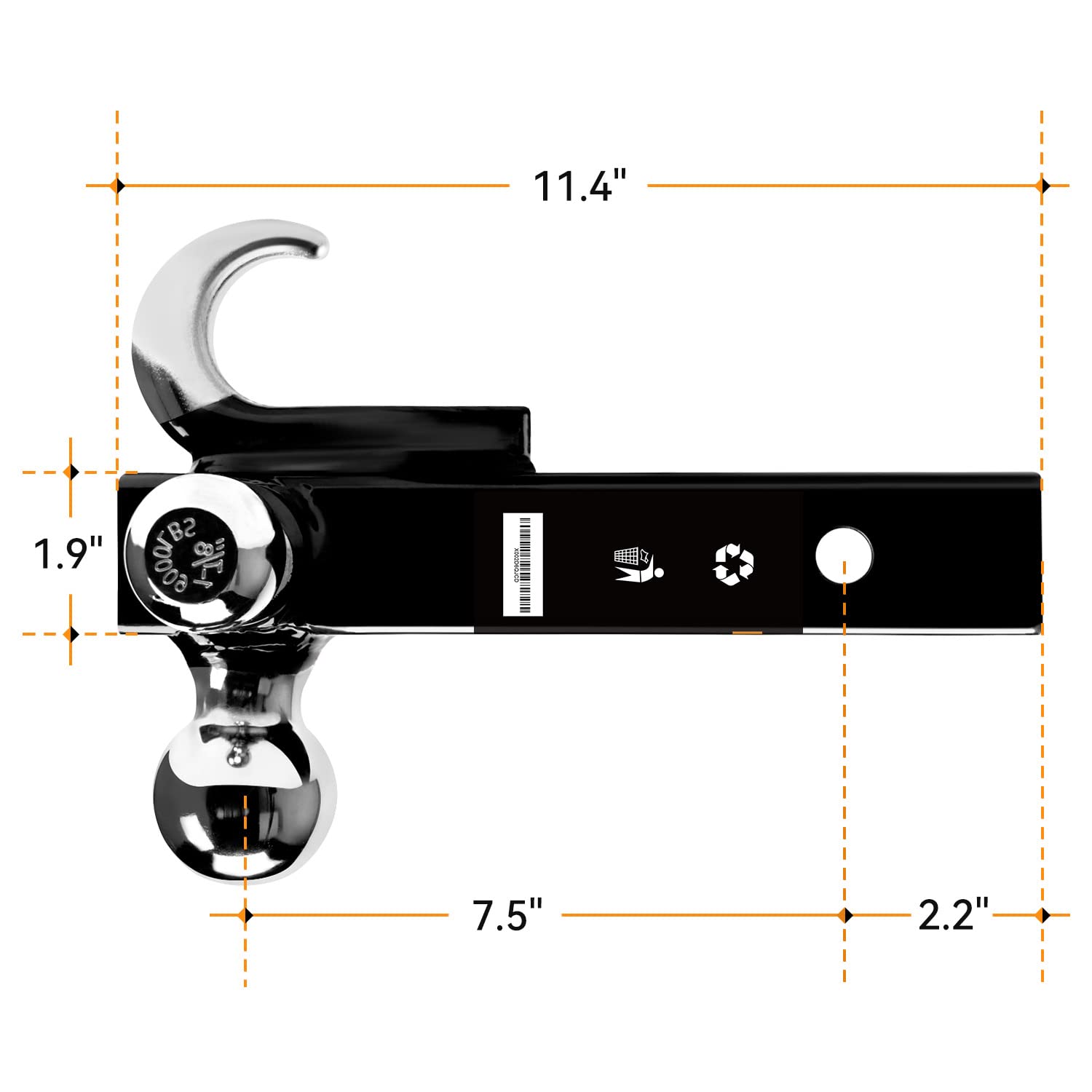 ORCISH connected to trailer showing reliable towing and secure coupling