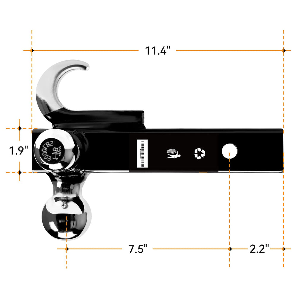 ORCISH connected to trailer showing reliable towing and secure coupling