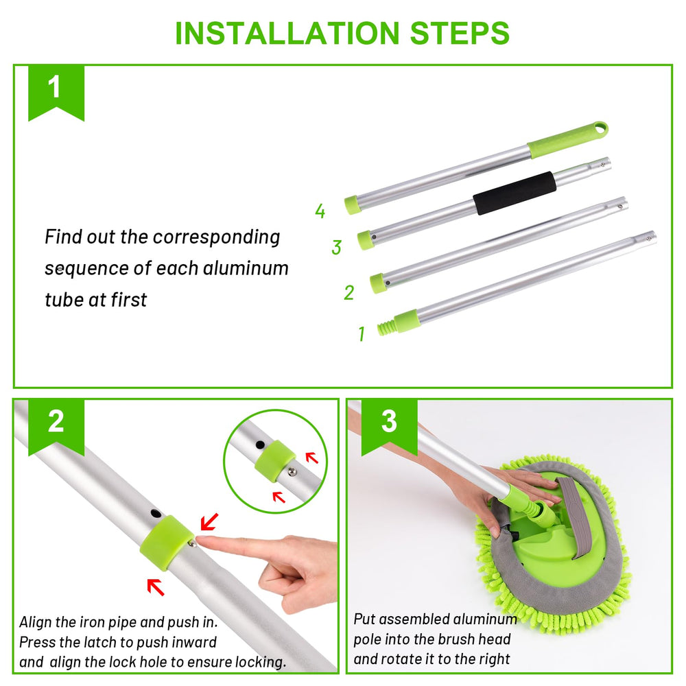 Ordenado aluminum pole connection detail, stable and rust-resistant