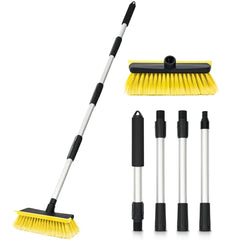 Ordenado brush front view showing full wand and squeegee for efficient wash