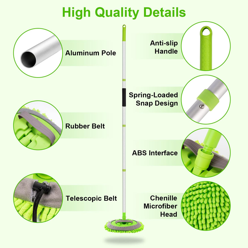 Ordenado compact disassembled poles for easy storage and transport