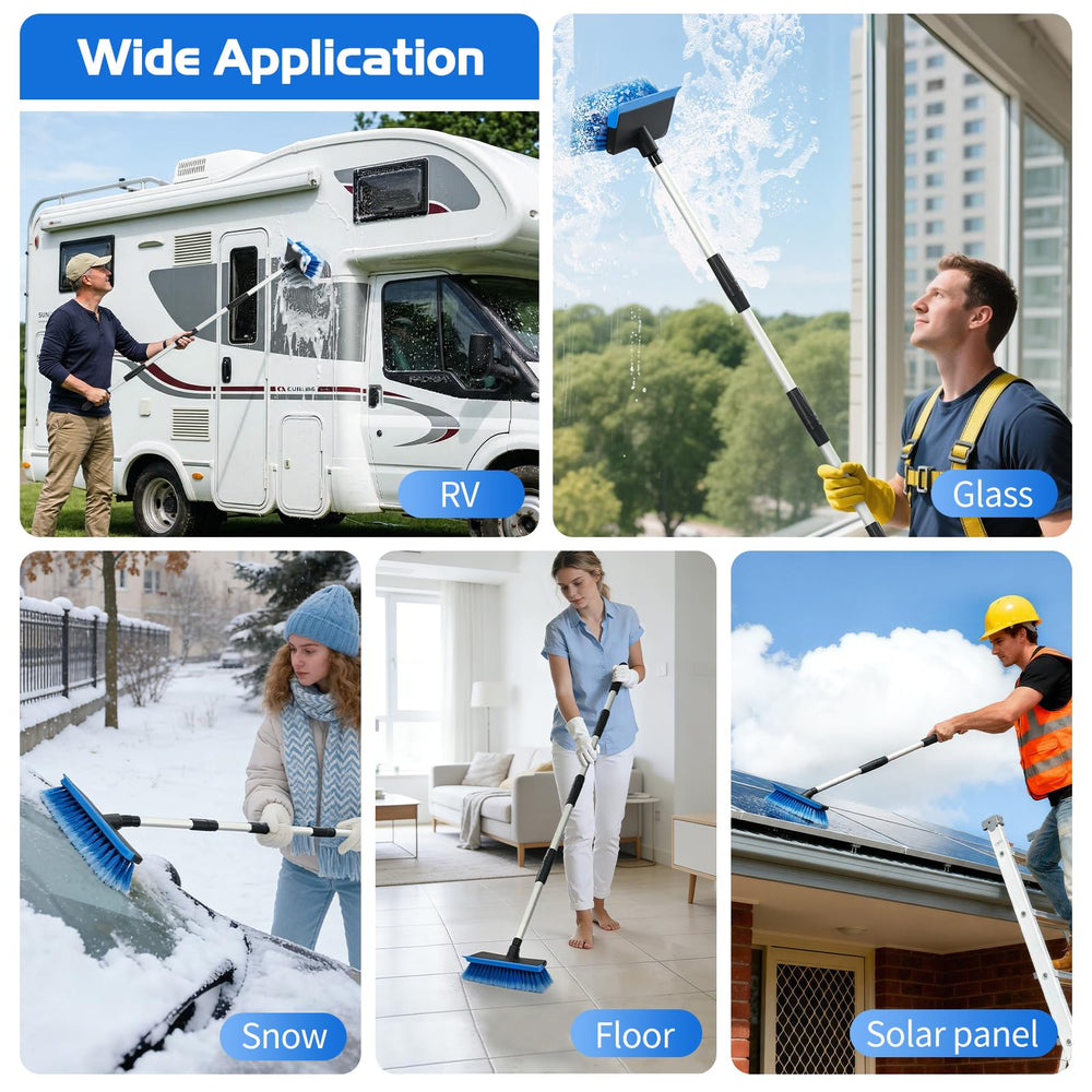 Ordenado beside a truck showing scale and reach for high-area cleaning