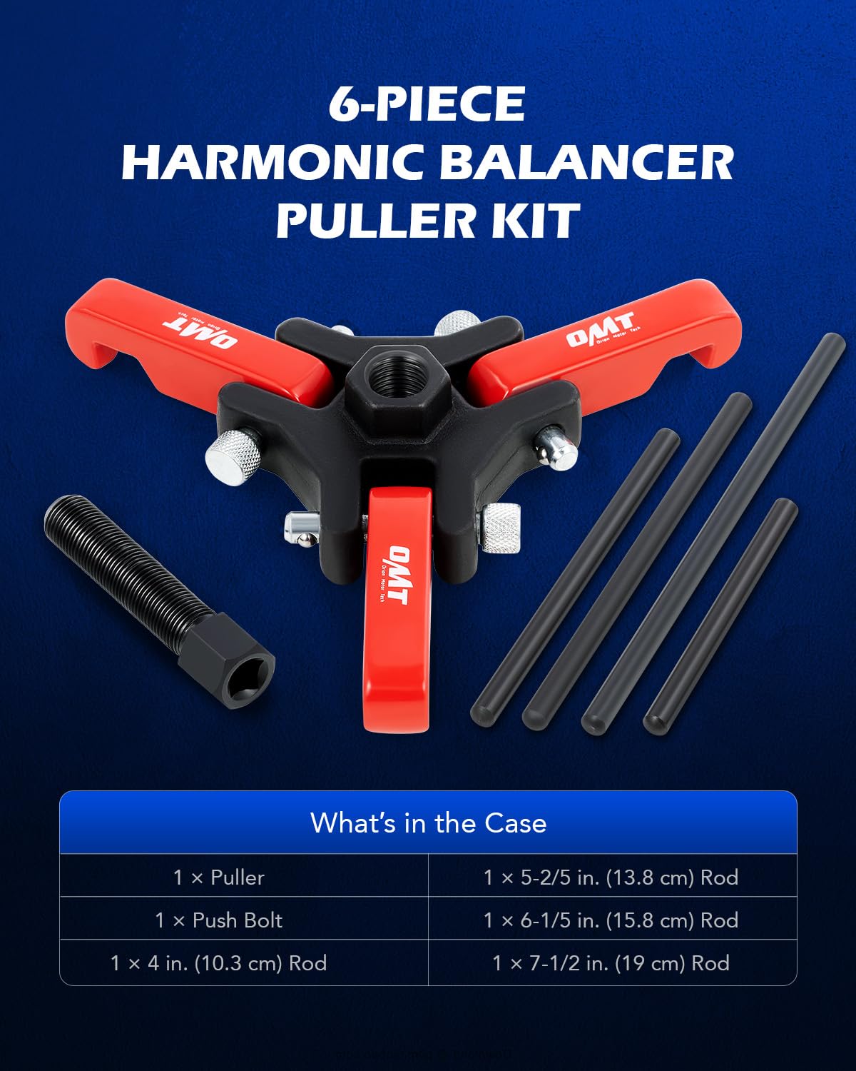 Orion Motor Tech close-up of 3-jaw puller showing secure grip for balanced removal