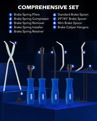 Orion Motor Tech three adjusting spoons laid out, offers access to varied adjuster angles