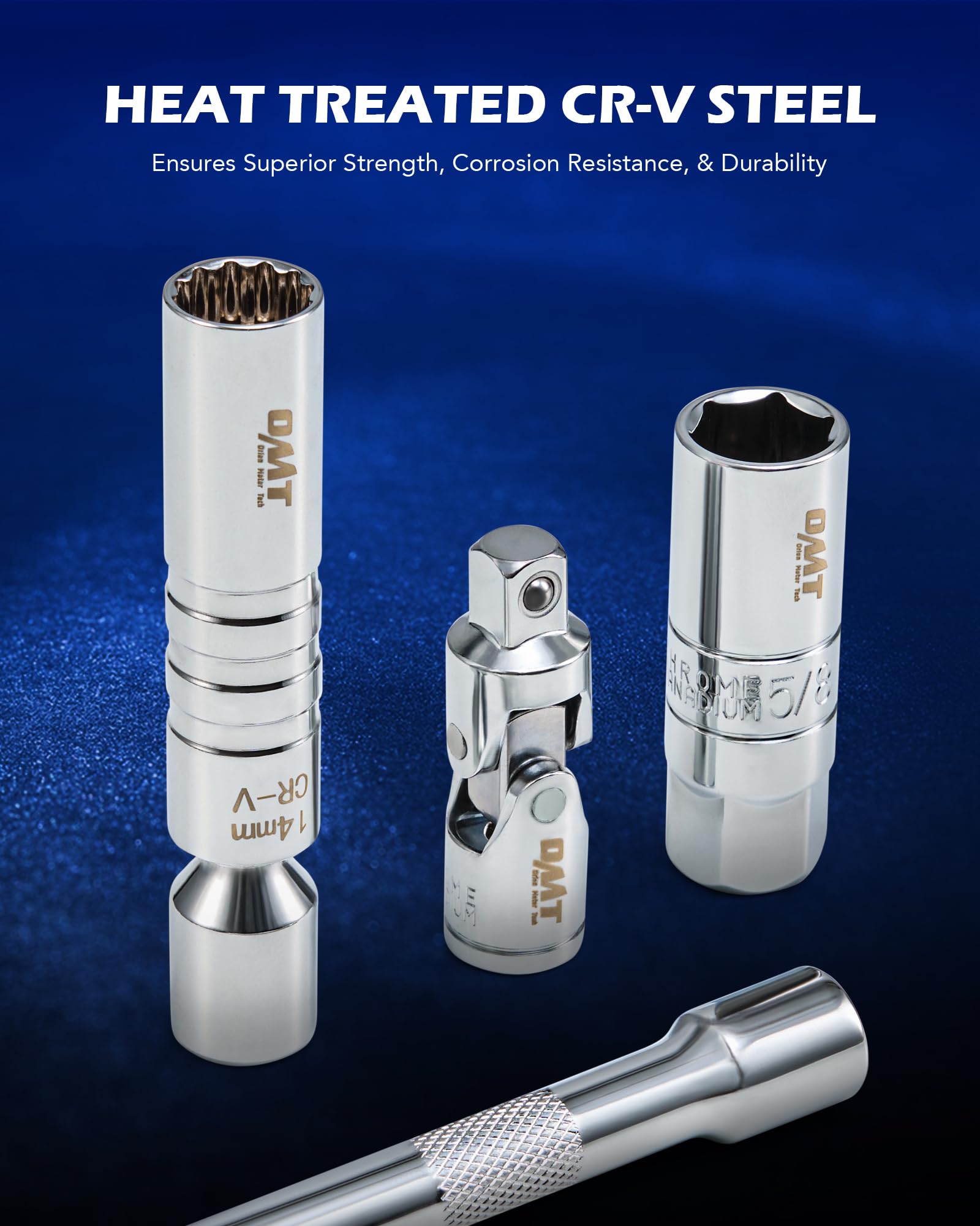 Orion Motor Tech blow-molded case open with slots for neat organization and secure transport