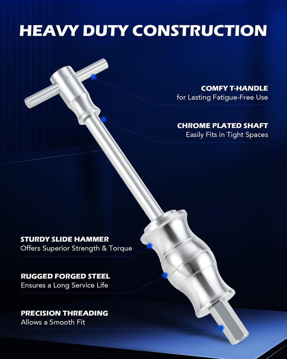 Orion Motor Tech close-up of collet engaged inside bearing inner race for secure grip