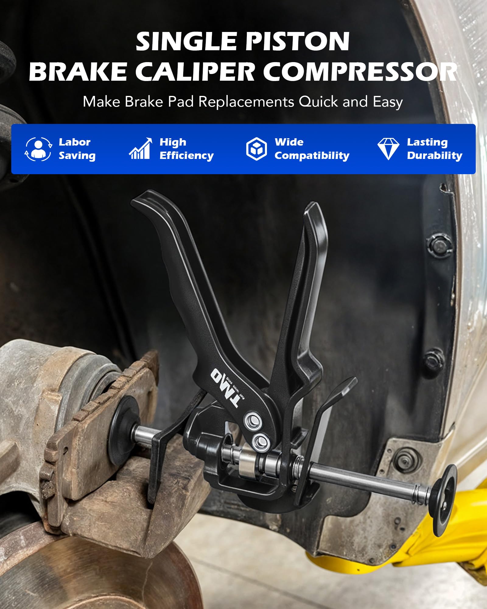 Orion Motor Tech close up of ergonomic handle delivering strong, low‑effort compression
