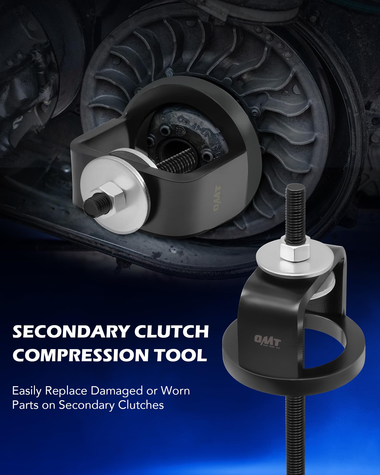 Orion Motor Tech side profile highlighting tool shape for easy access and leverage