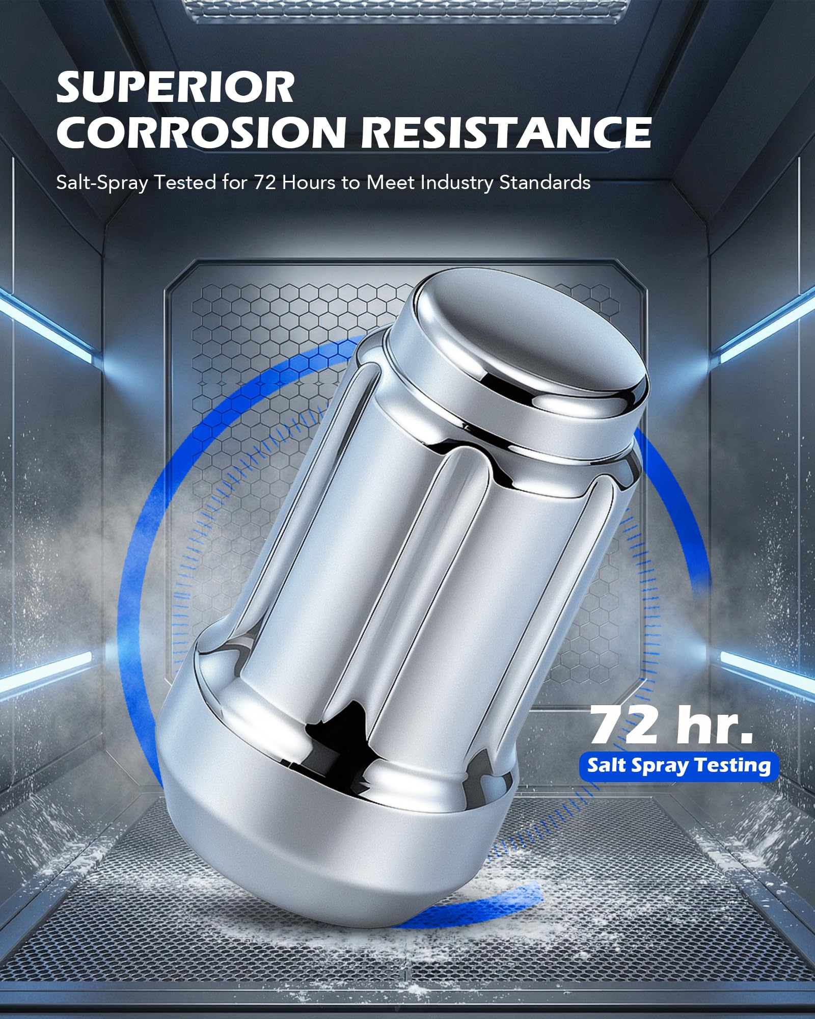 Orion Motor Tech cone seat profile highlighting 60° taper for secure seating