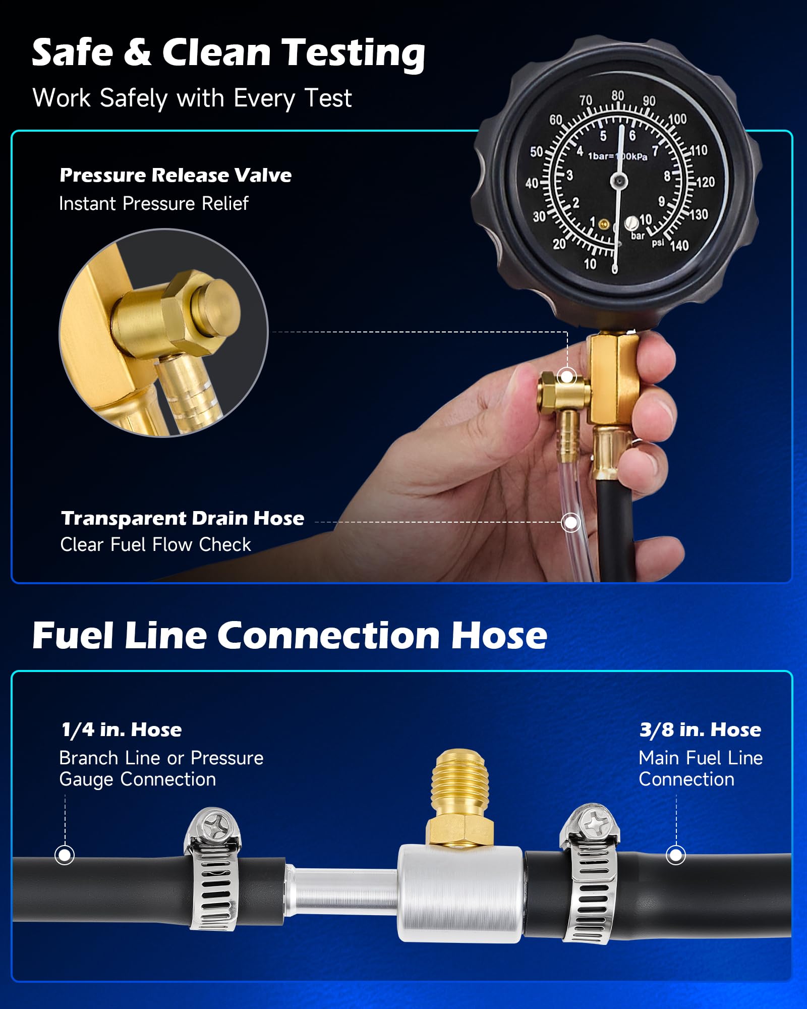 Orion Motor Tech threaded connector detail showing precision threads for secure seal