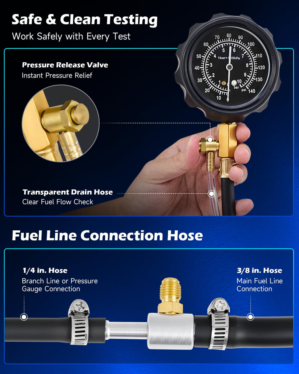 Orion Motor Tech threaded connector detail showing precision threads for secure seal