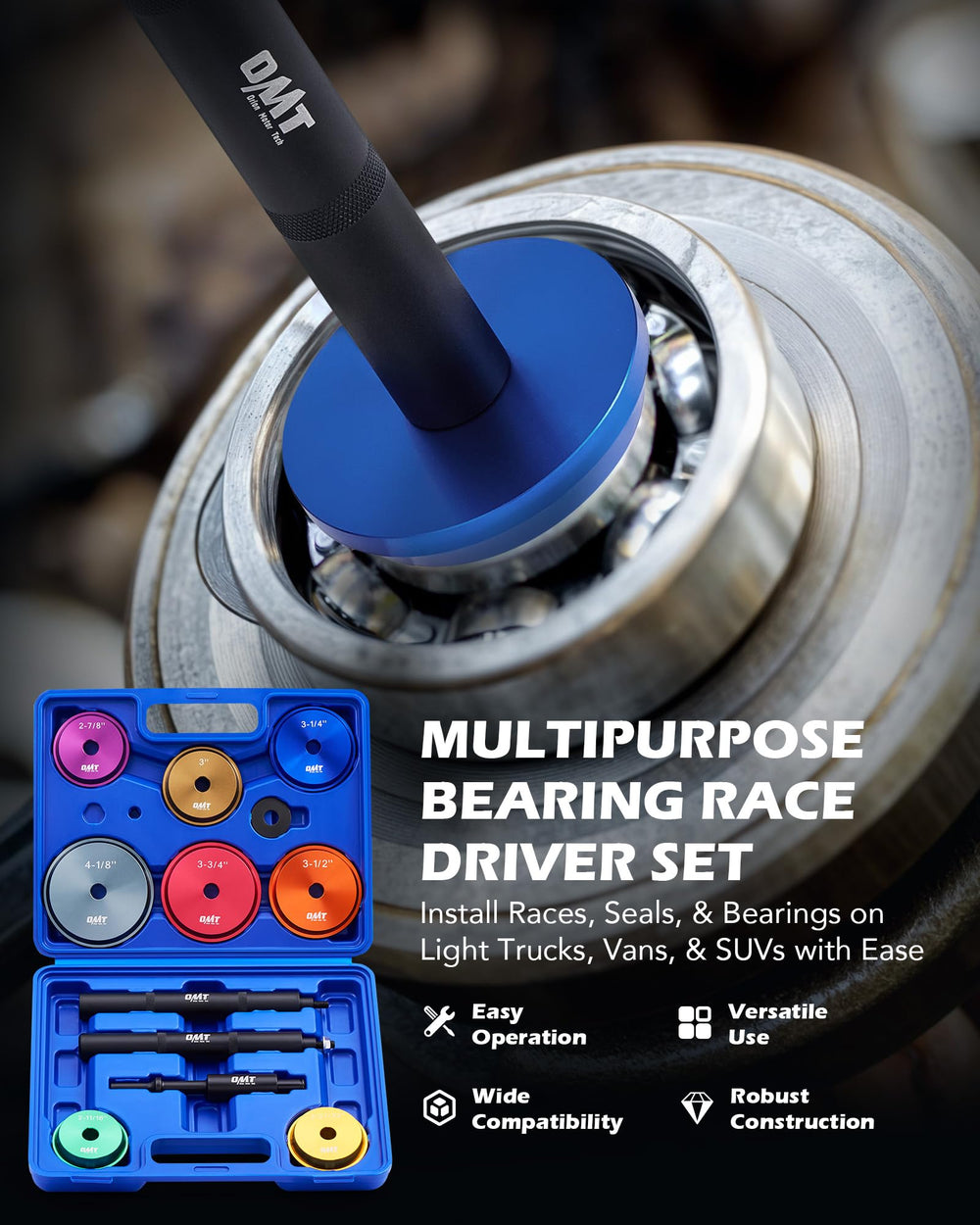 Orion Motor Tech dual-sided adapters close-up showing precise sizing and fit