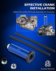 Orion Motor Tech bolts and steel rods laid out for quick selection and organized workflow