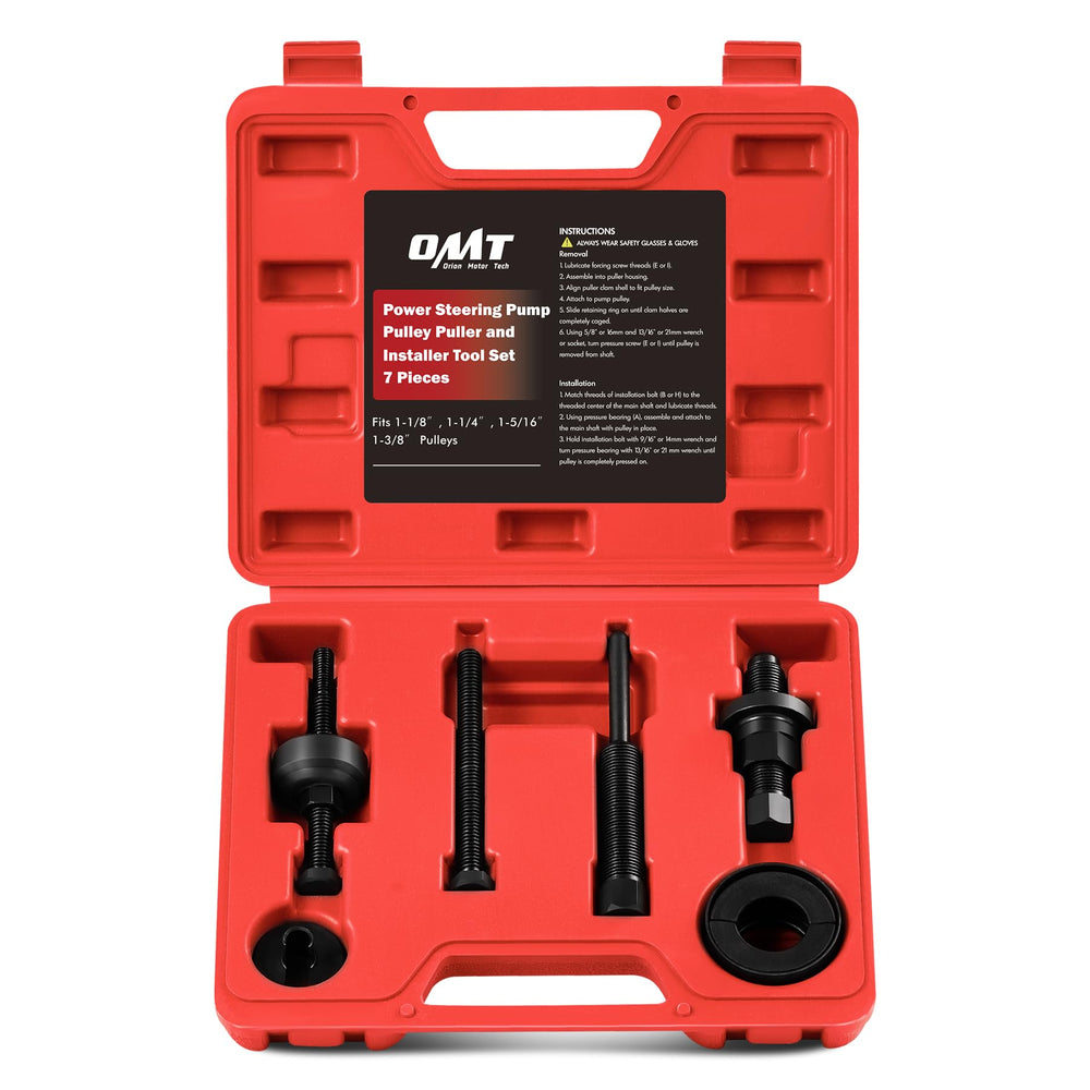 Orion Motor Tech front case open showing organized kit for fast access