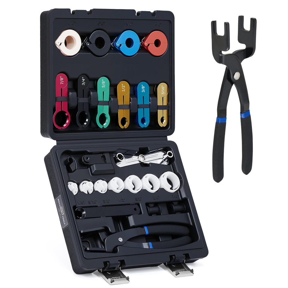 Orion Motor Tech front view of open case showing organized 26-piece kit and quick access