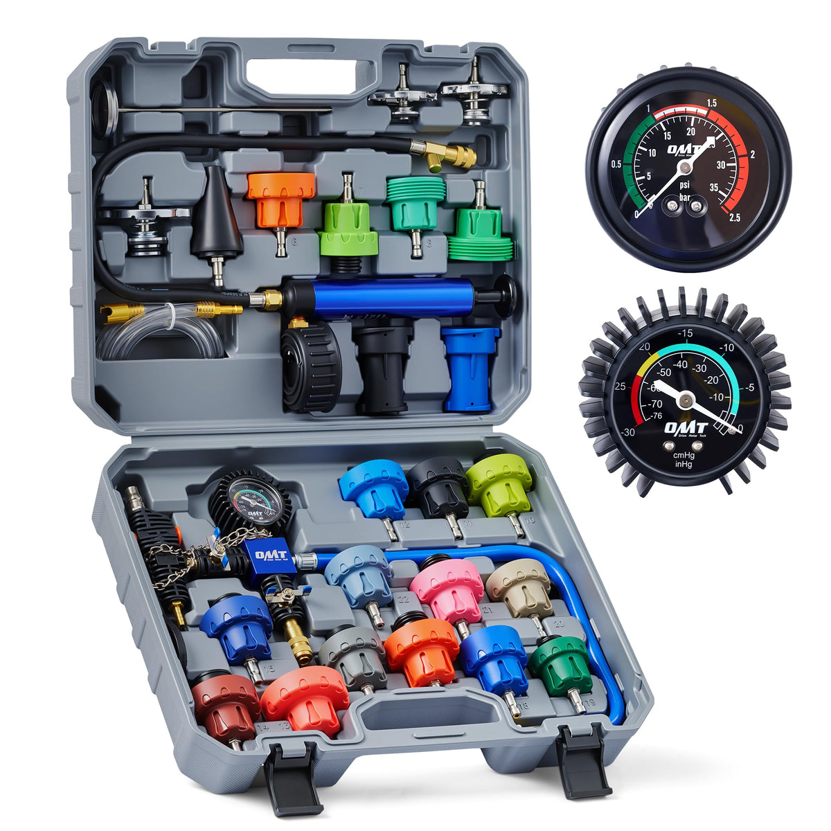 Orion Motor Tech kit front layout open showing organized tools for quick access