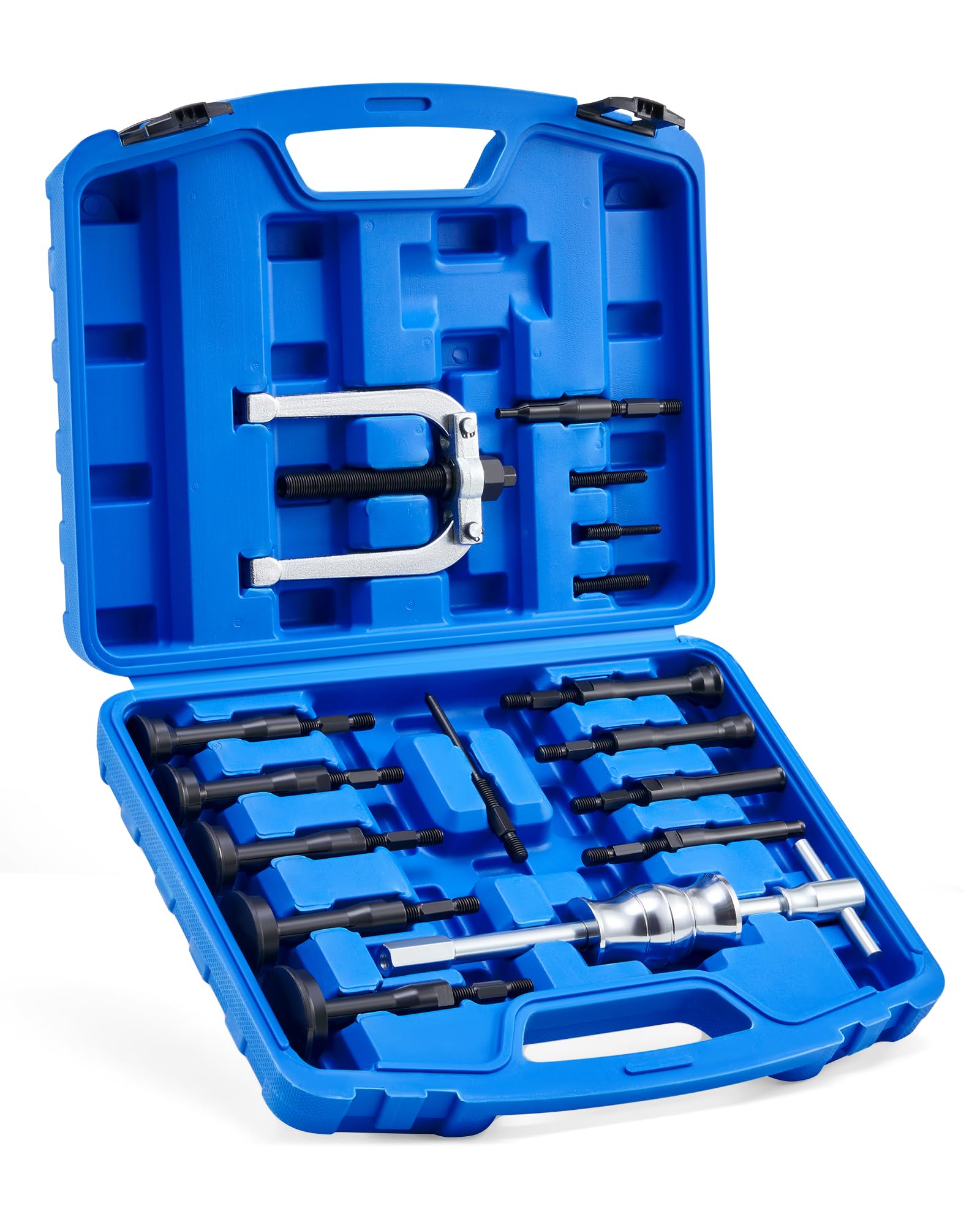 Orion Motor Tech front layout showing full 16-piece kit and case, durable organization