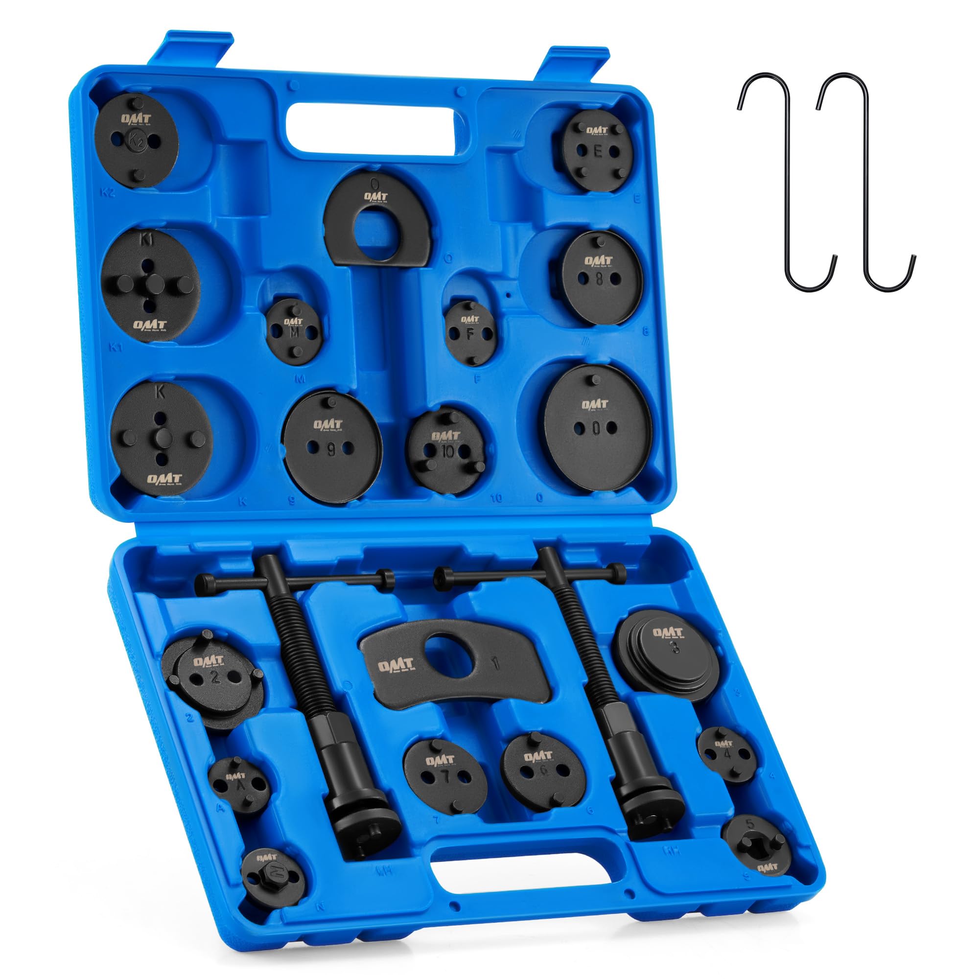 Orion Motor Tech front view of case and tools showing kit organization and portability