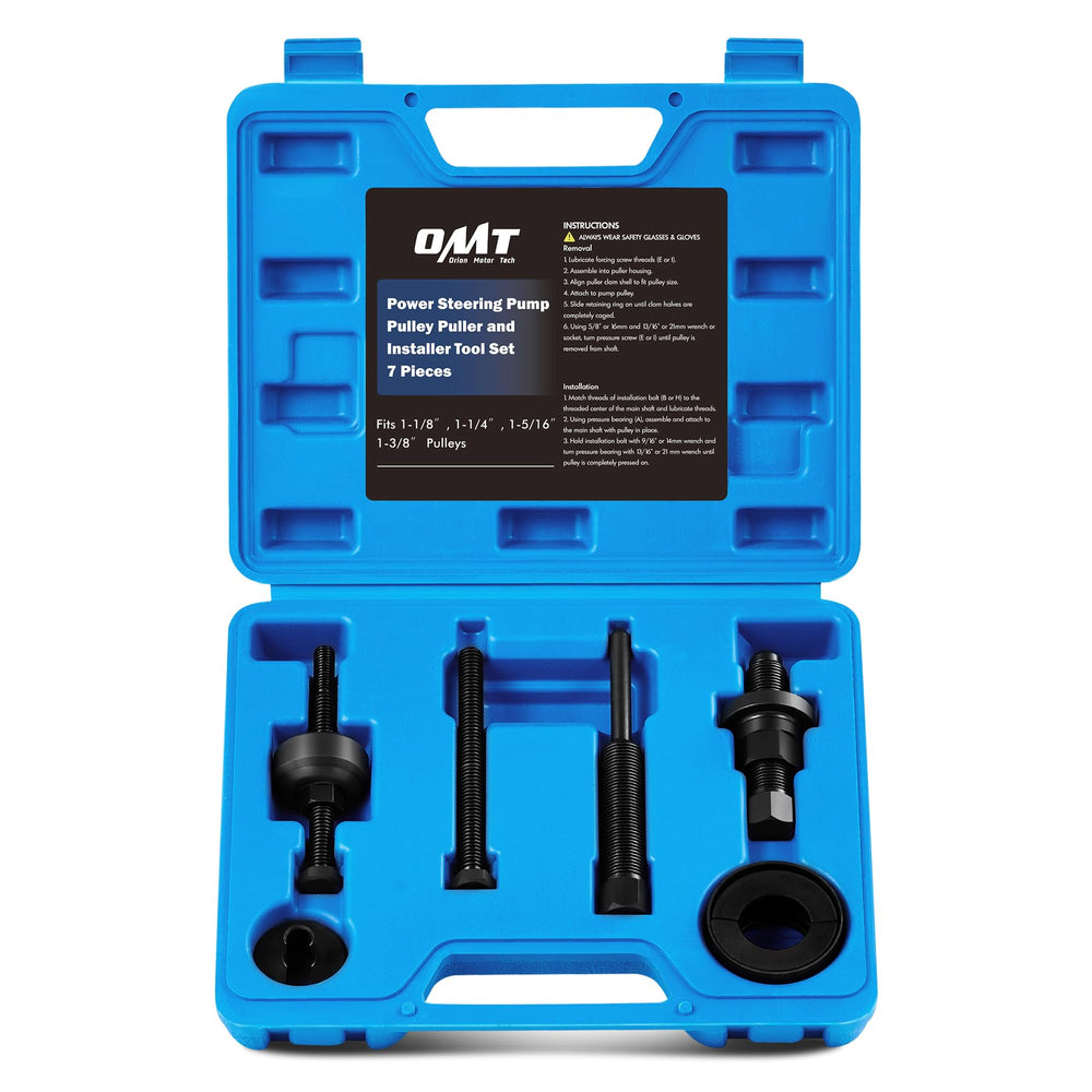 Orion Motor Tech front of kit showing organized tool case and portability benefits