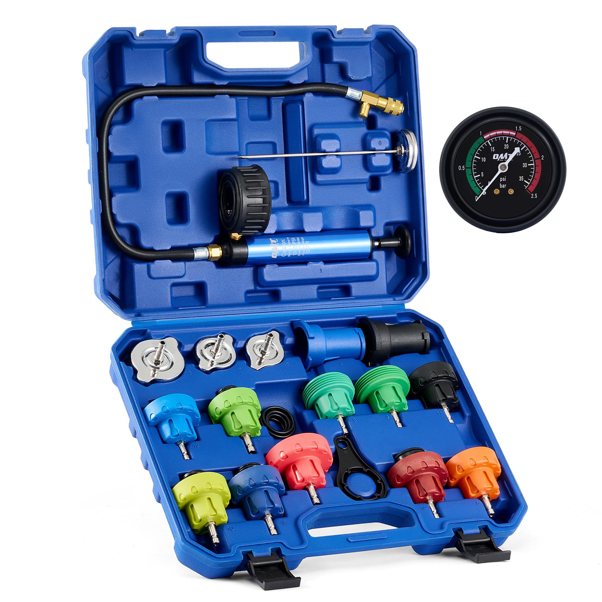 Orion Motor Tech front of kit showing all tools neatly arranged and ready
