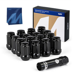 Orion Motor Tech front packaging showing complete 16-piece lug nut kit and socket benefit easy replacement