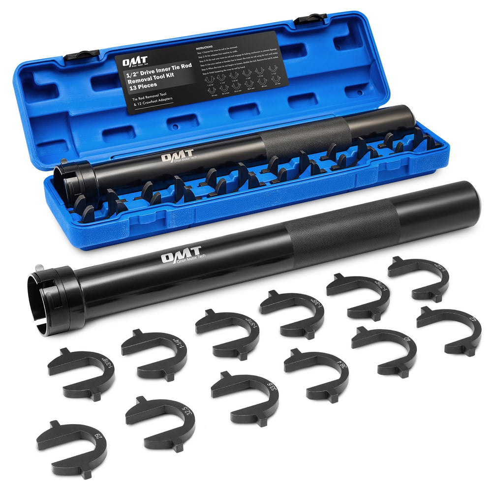 Orion Motor Tech front packaging showing full 13-piece kit and organized case for fast access