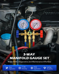 Orion Motor Tech close-up of hybrid anti-shock gauges for clear readings and durability